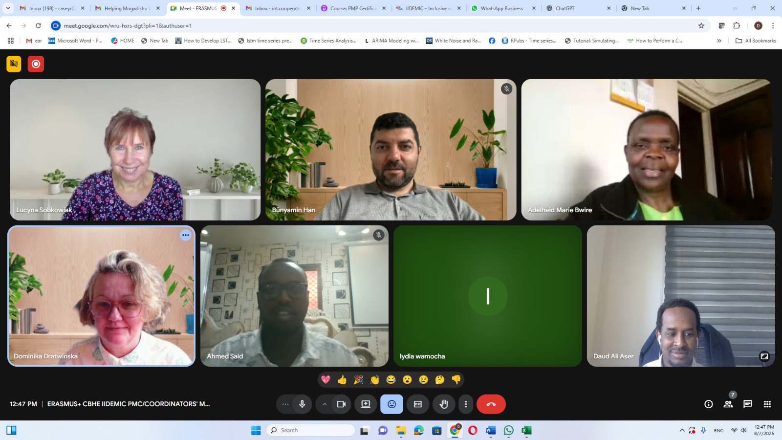 IIDEMIC Project Management Committee (PMC4) — Online Meeting